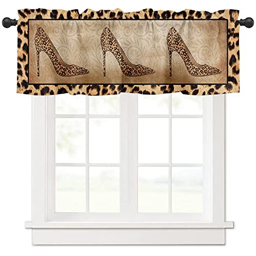 Wild Animal Skin Leopard Print Window 54"W x 18"L (Pack of 1) Leopardcrn2175