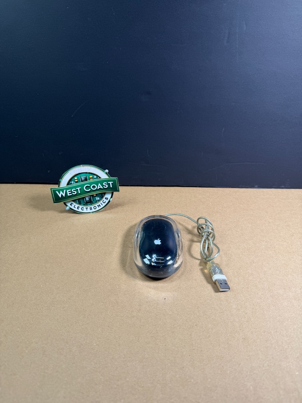 GENUINE APPLE USB PRO MOUSE BLACK CLEAR M5769 Ships Fast!!!