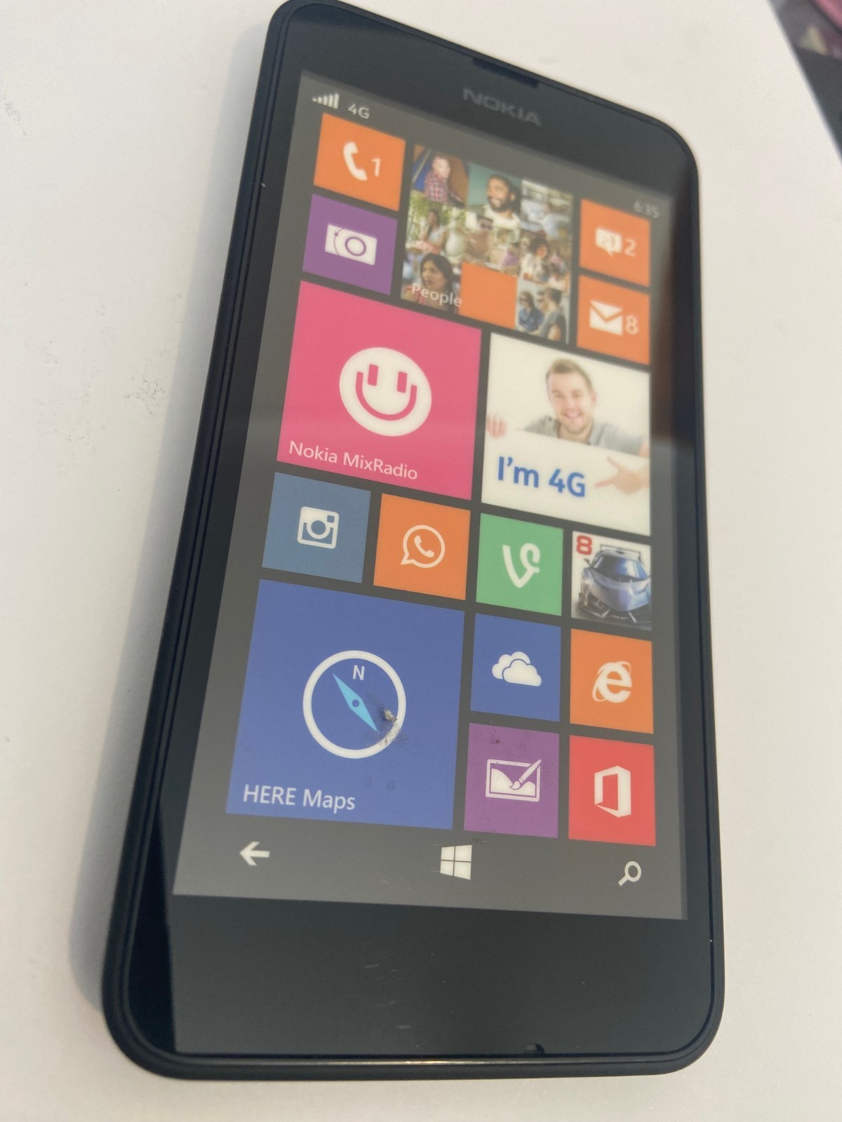 Nokia Lumia 635 Dummy Smartphone Original in Black Excellent 'As New' Condition