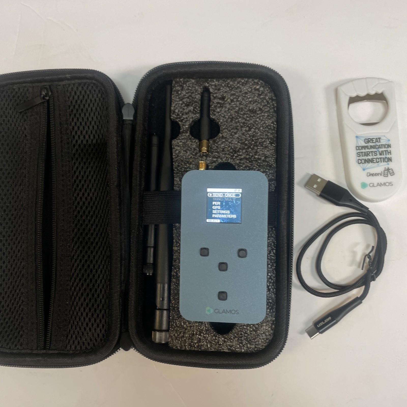 GLAMOS Walker LoraWAN and Helium Advanced Testing Tool