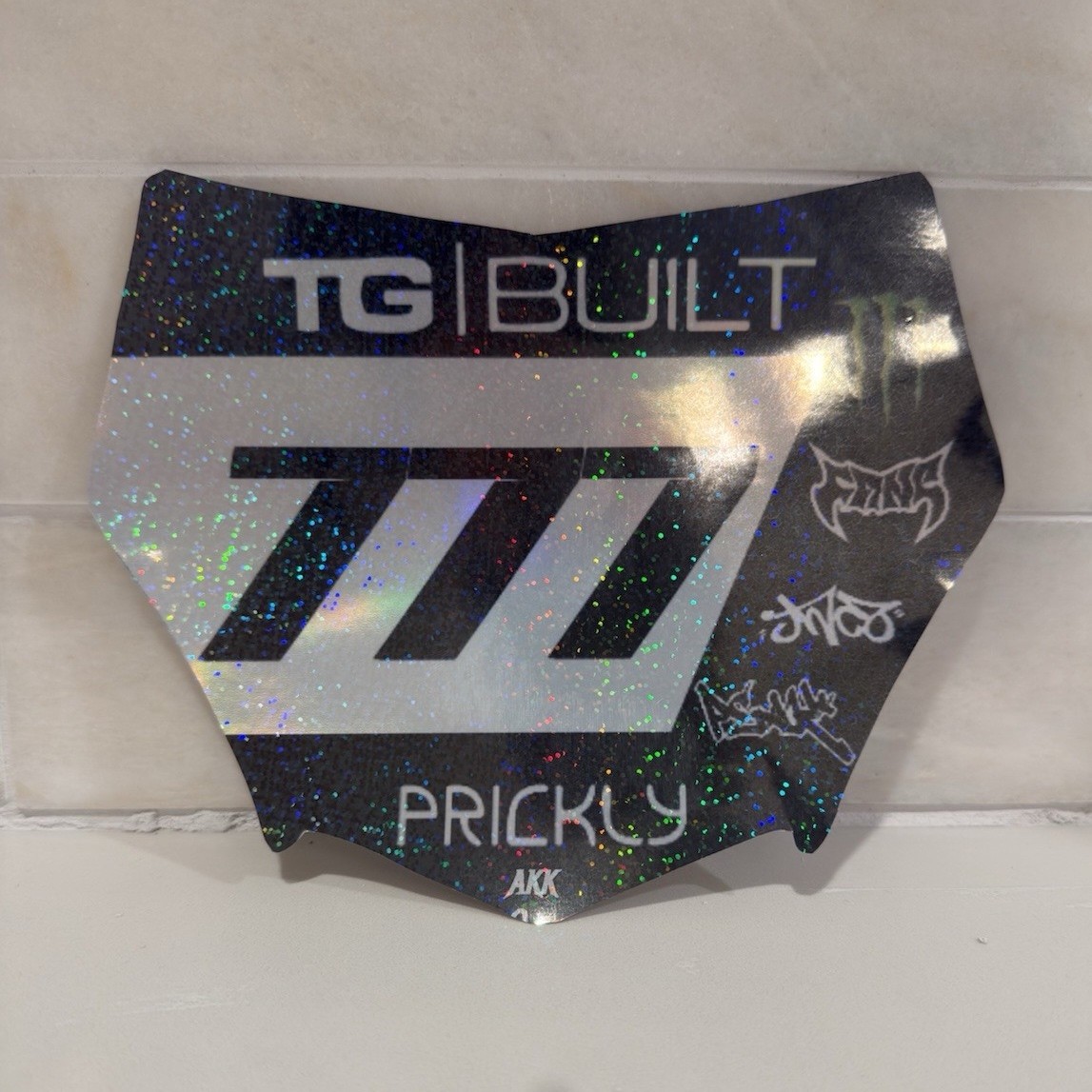 Custom Motocutz Metallic Sparkle Decal