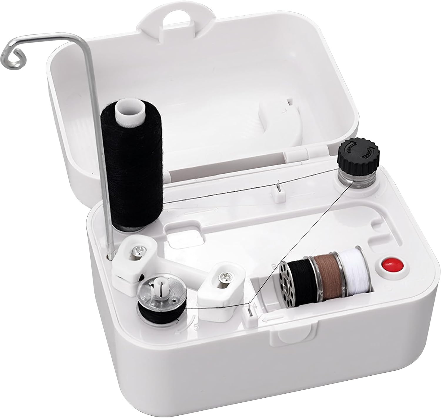 Automatic Electric Bobbin Winder, Portable USB/Battery Powered Sewing Machine