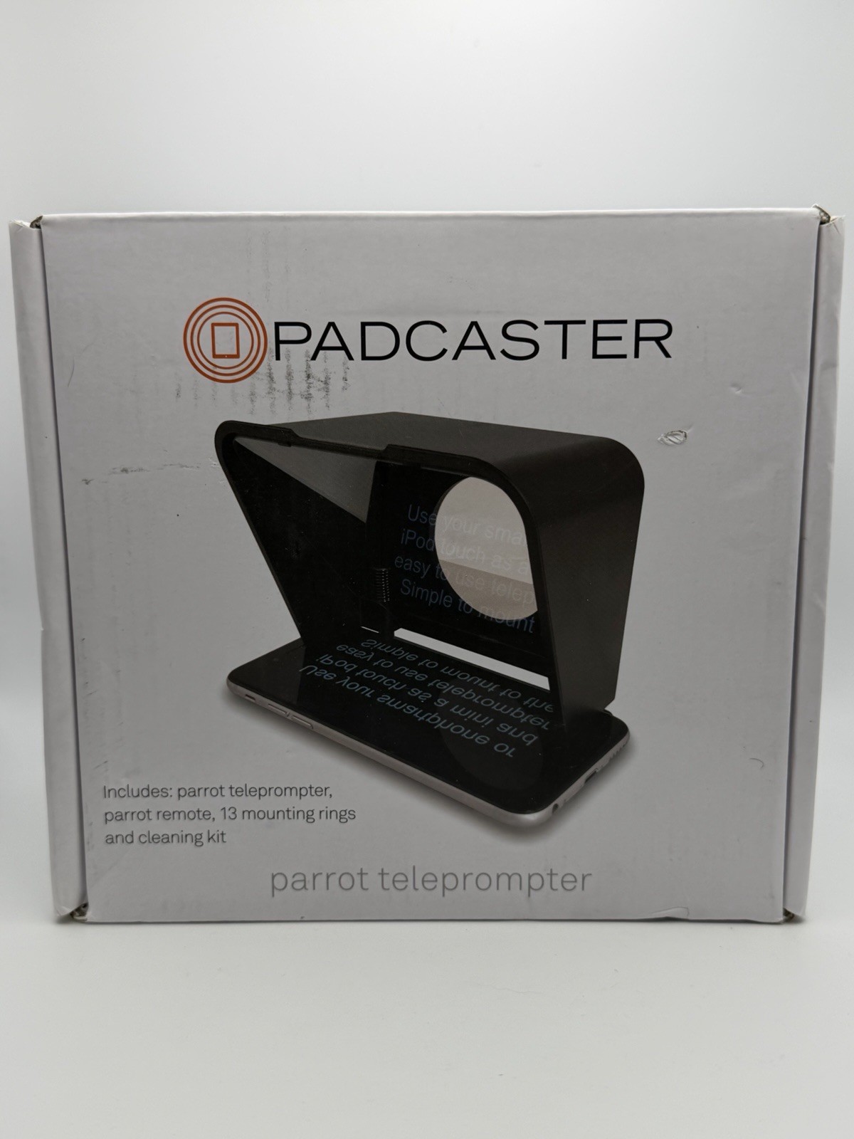 Padcaster Parrot Teleprompter Kit Portable Teleprompter iPhone & Camera