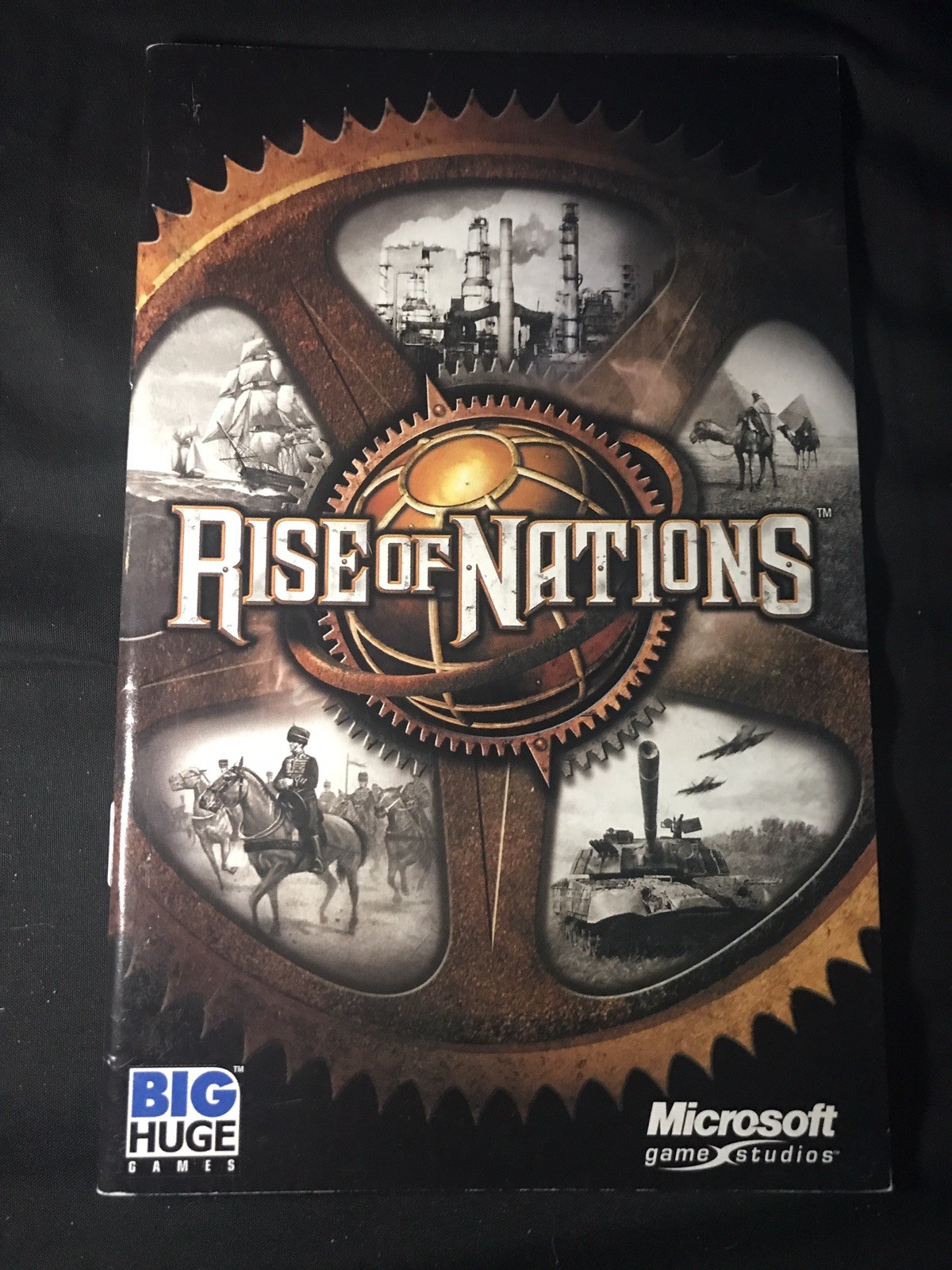 Rise Of Nations PC (Microsoft Game Studios) MANUAL ONLY (No Game)