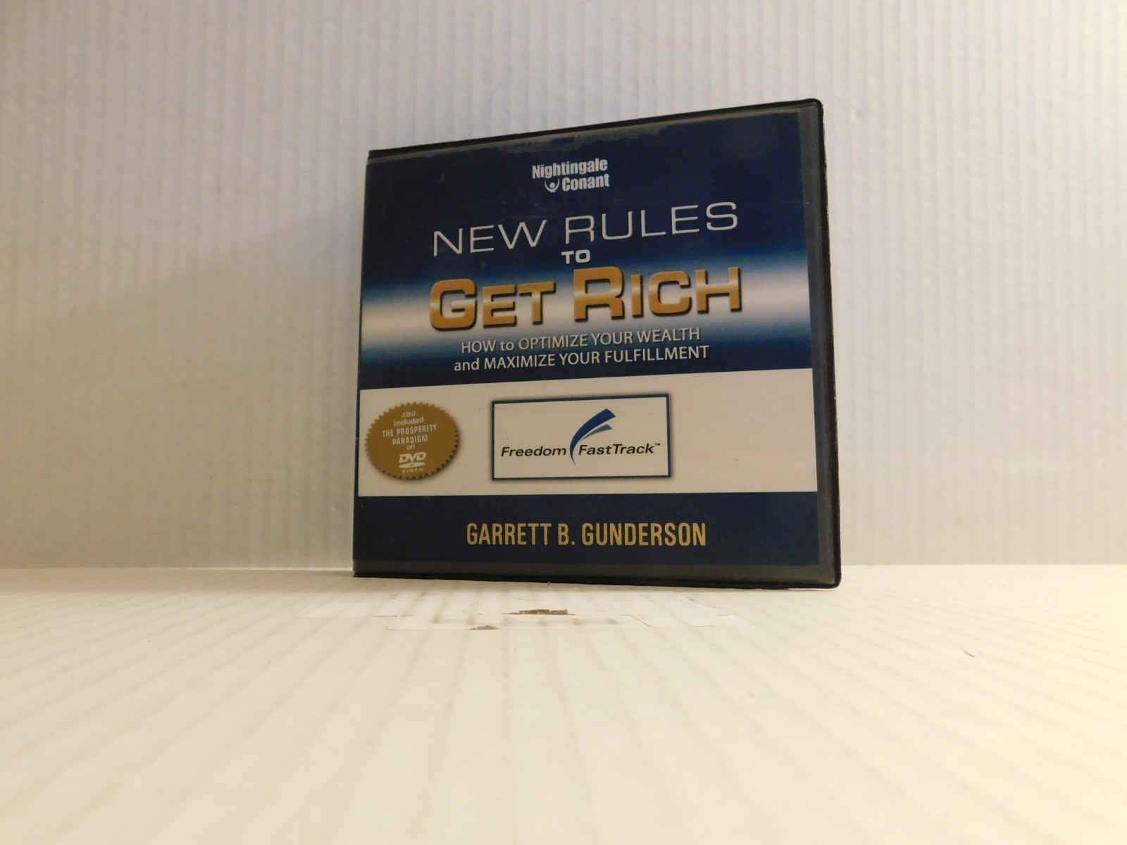 11-CD/DVD Set New Rules to Get Rich Nightingale Conant Optimize Wealth