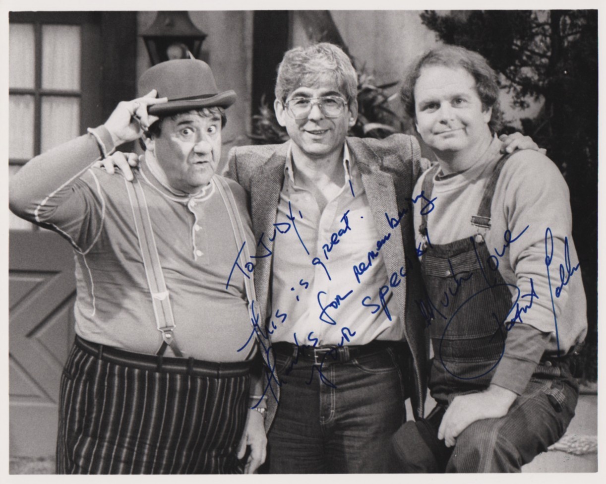 PATRICK COLLINS signed THERE GOES THE NEIGHBORHOOD 8x10 w/ coa BUDDY HACKETT