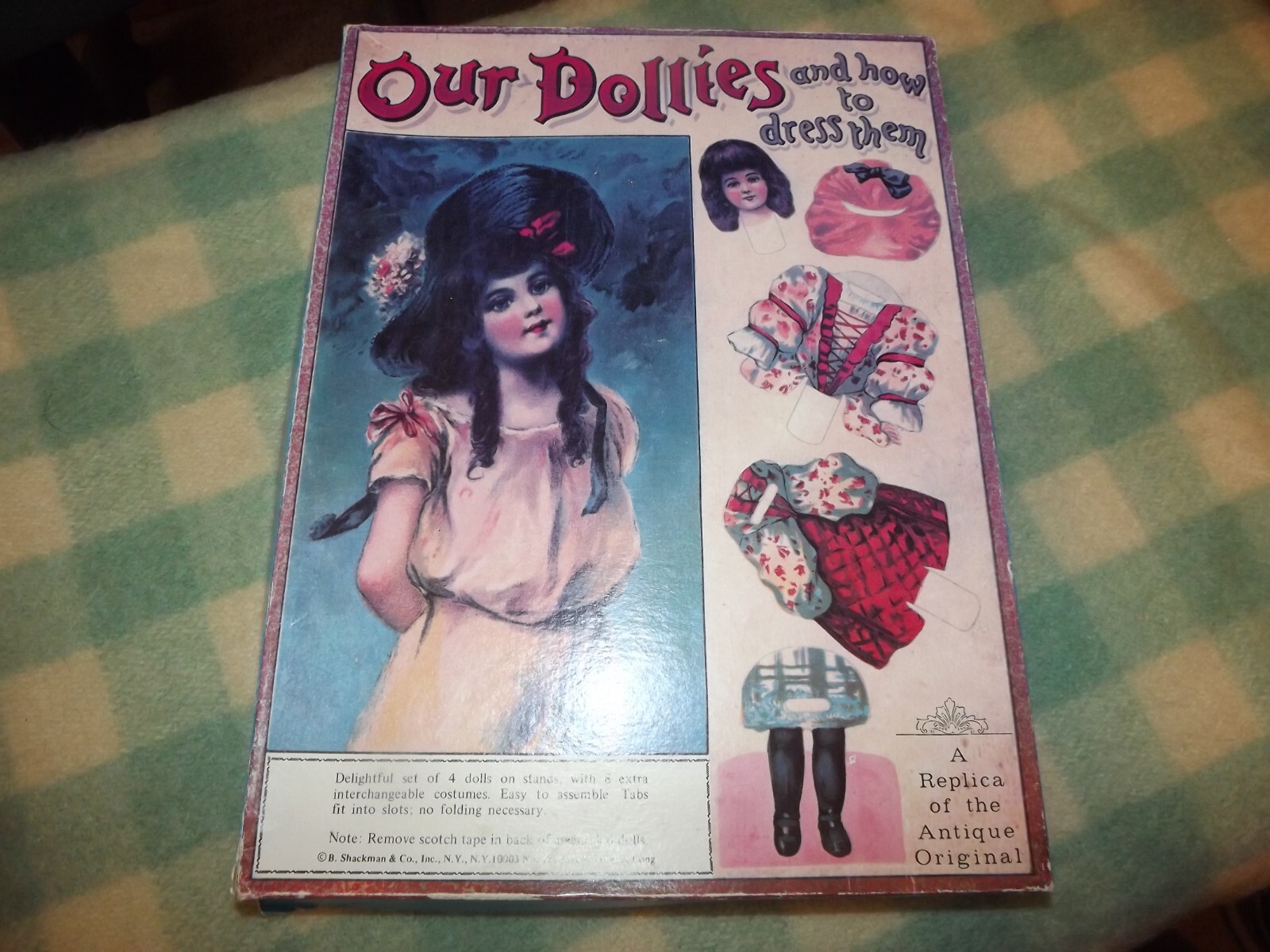 Vintage Shackman Our Dollies & How To Dress Them Paper Doll Boxed Set
