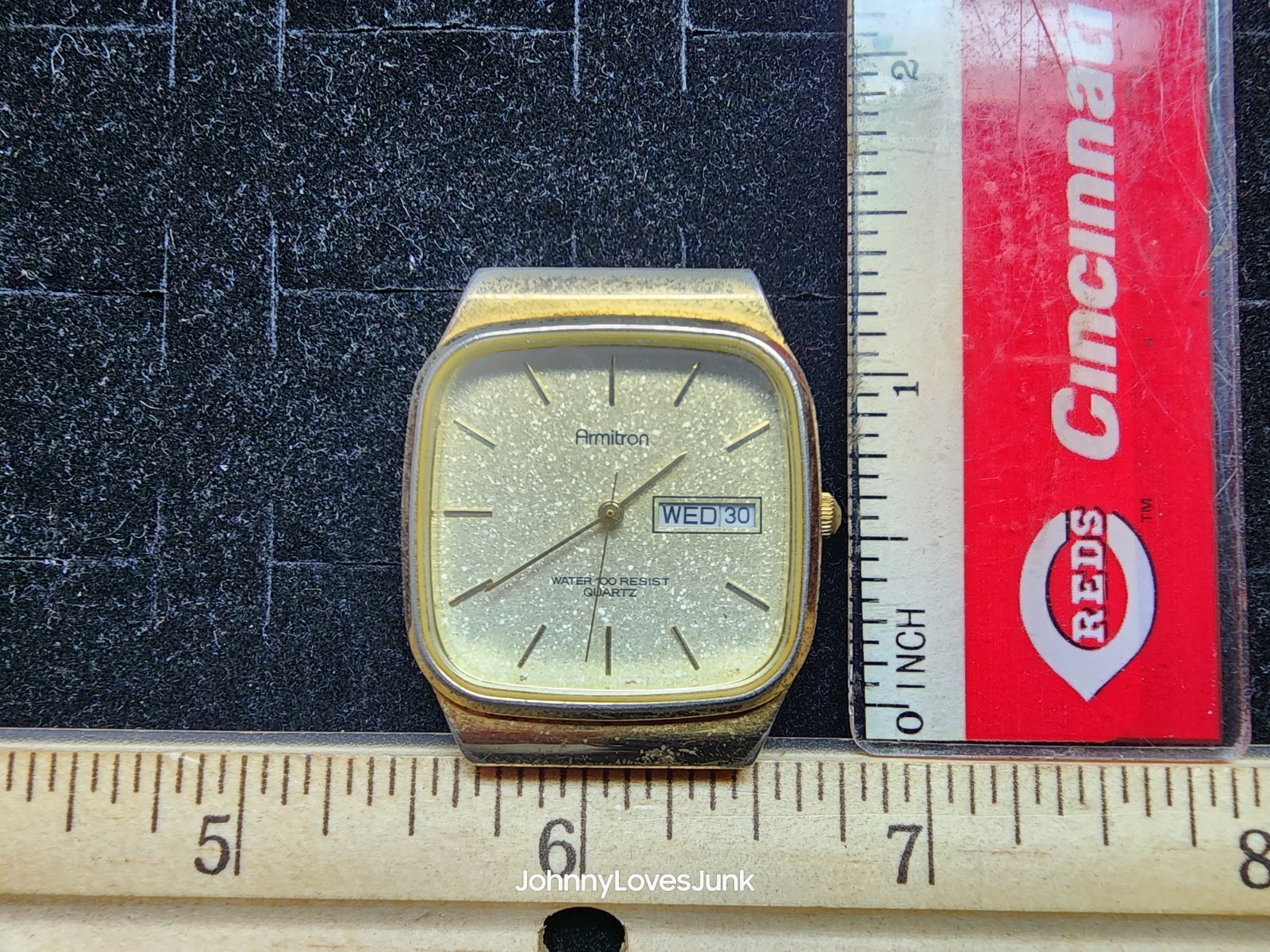 Vintage Armitron Day/Date Watch Untested Parts/Repair Only