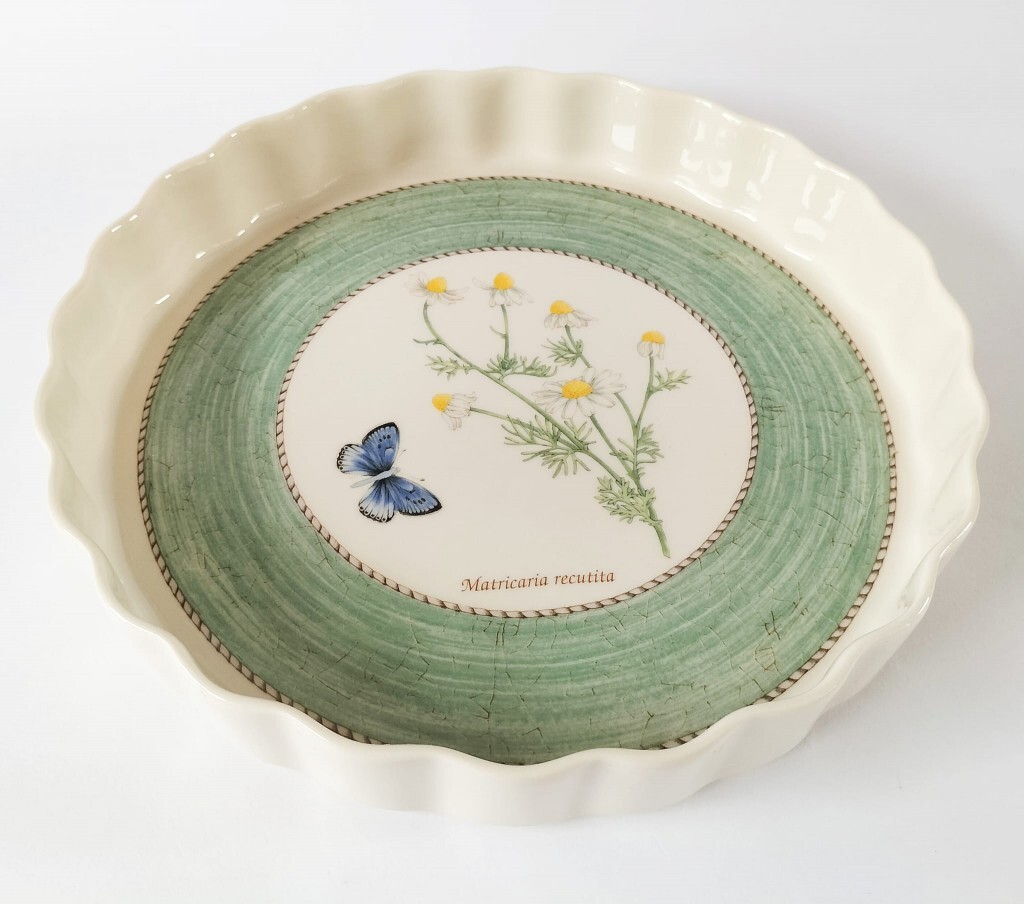 Wedgwood Sarah's Garden Flan Dish 10 Inch - Kitchen Collection