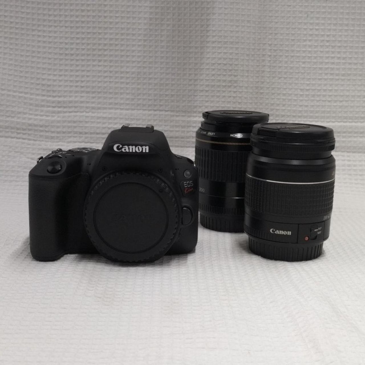 Canon EOS Kiss X9 DSLR camera with 80-200mm lens used, 24.2MP From Japan