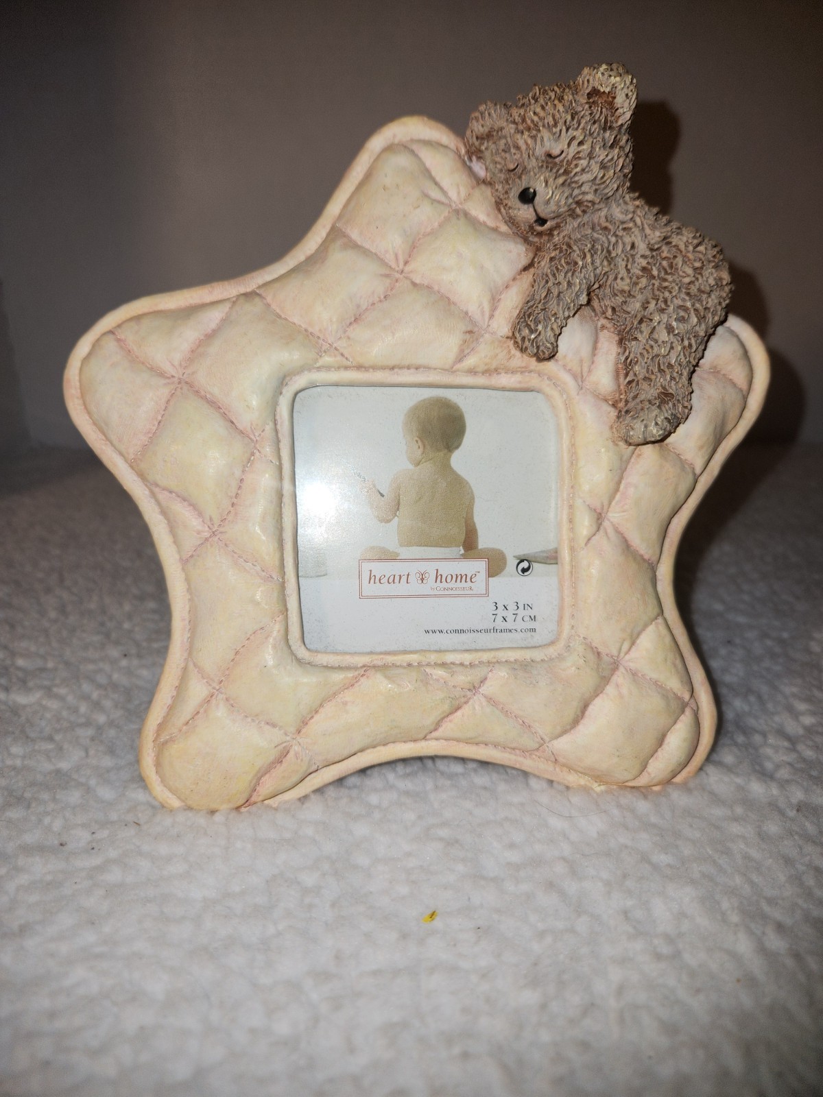 Heart And Home Baby Picture Frame With Bear
