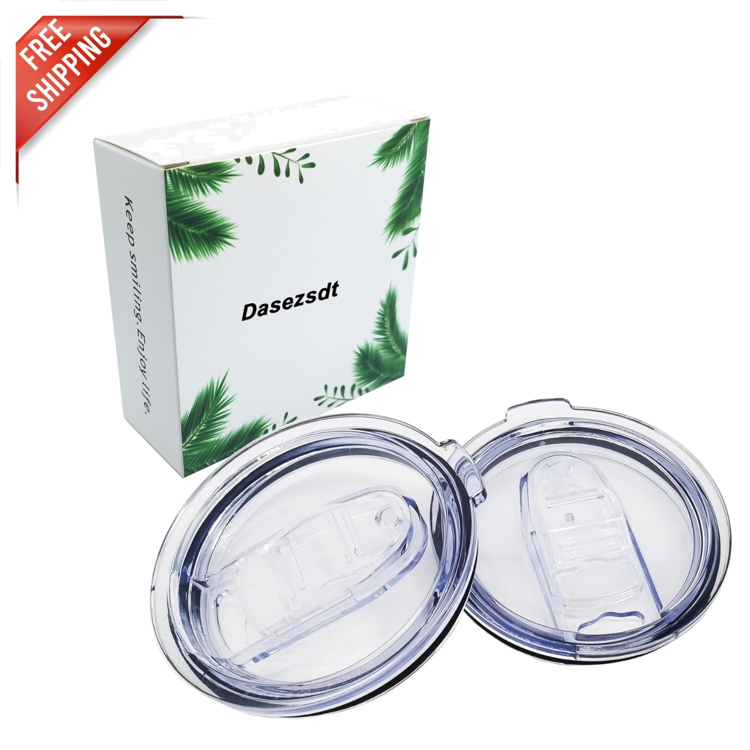 2-Pack Hydro Flask Tumbler Replacement Lids, Compatible 28oz-40oz - Splash-Proof