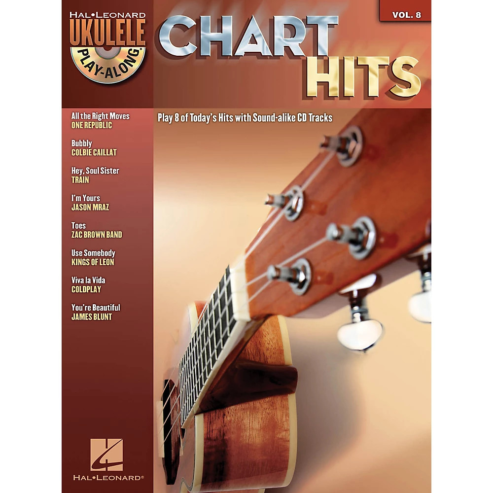 Hal Leonard Chart Hits - Ukulele Vol 8 Book/CD
