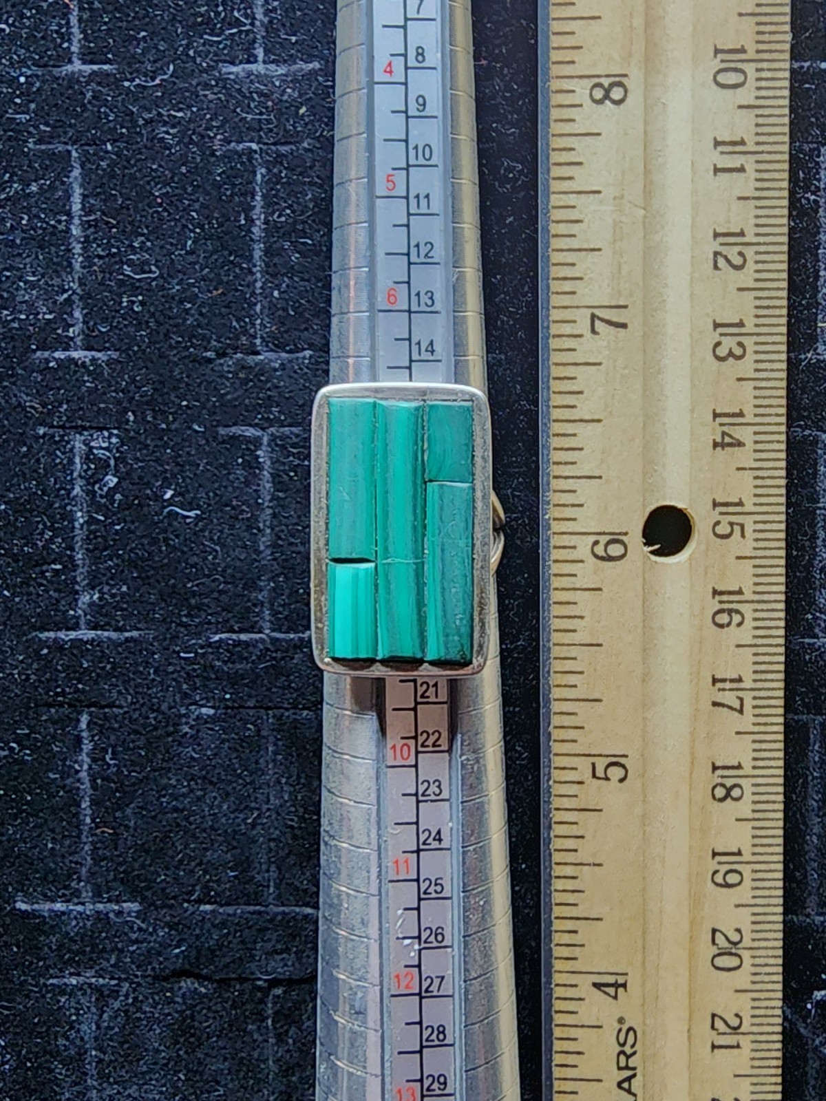 Native American Sterling Silver/Marcasite Ring Size 8 Marked/Tested+ #1