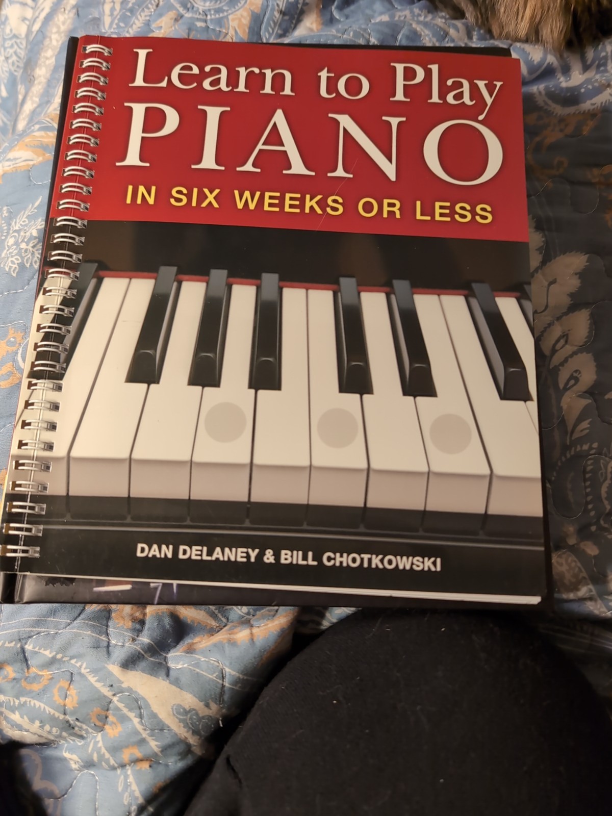 Learn to Play Piano in Six Weeks or Less Spiral Book Beginner Guide 🎹