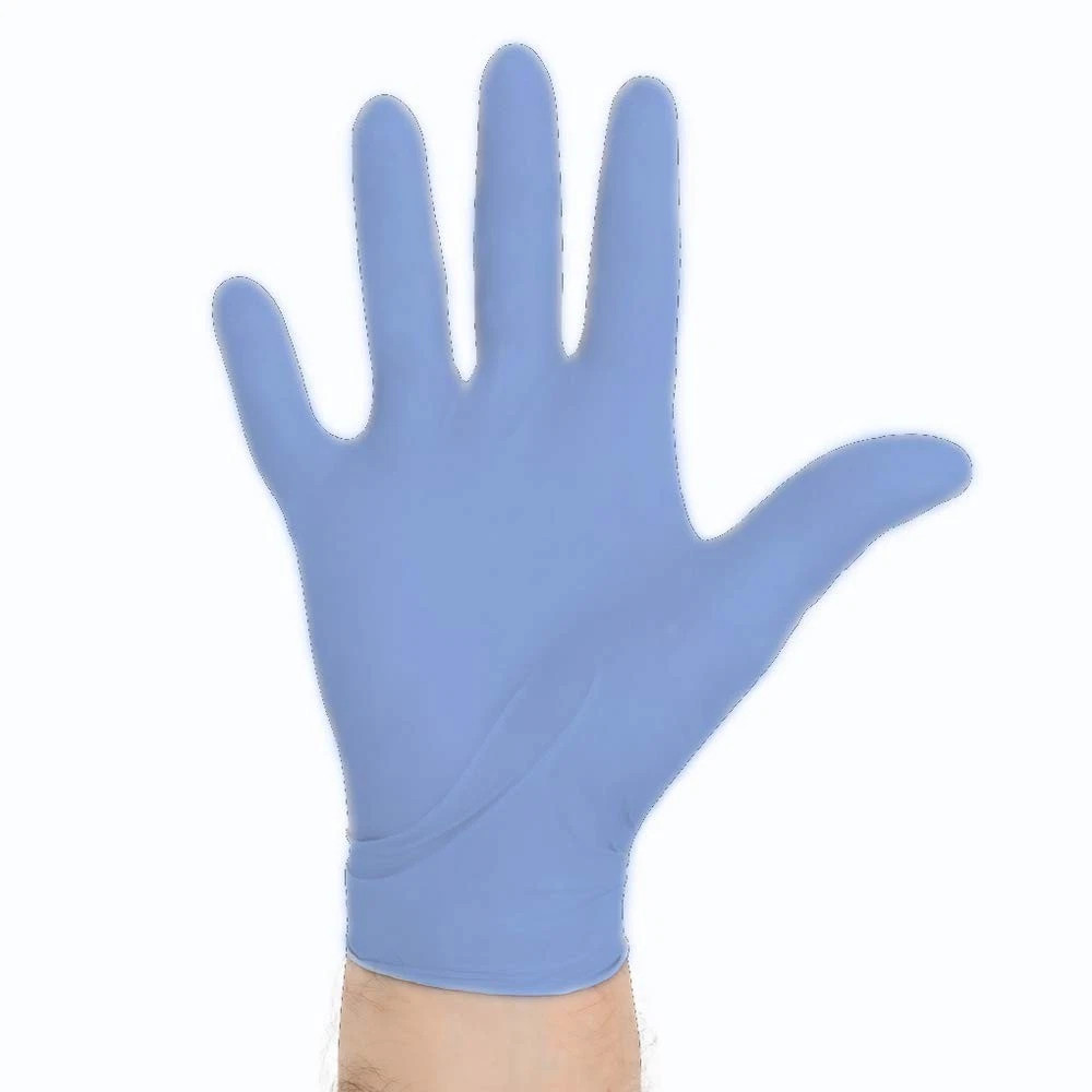 AQUASOFT Latex Free Exam Gloves X Large Blue Ultra Thin Healthcare FSA HSA
