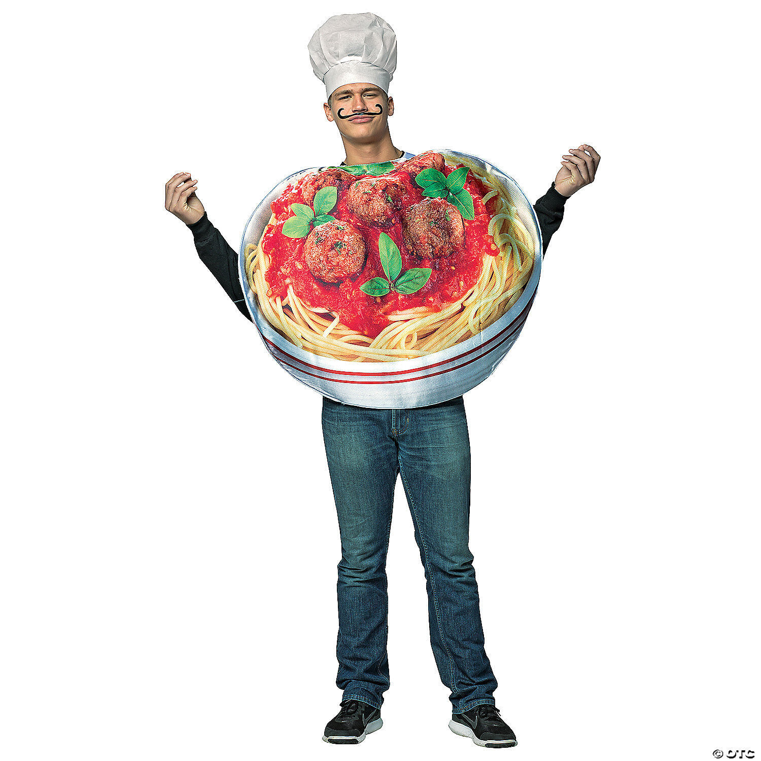 ADULT SPAGHETTI AND MEATBALLS COSTUME