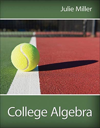 COLLEGE ALGEBRA By Julie Miller - Hardcover **Mint Condition**
