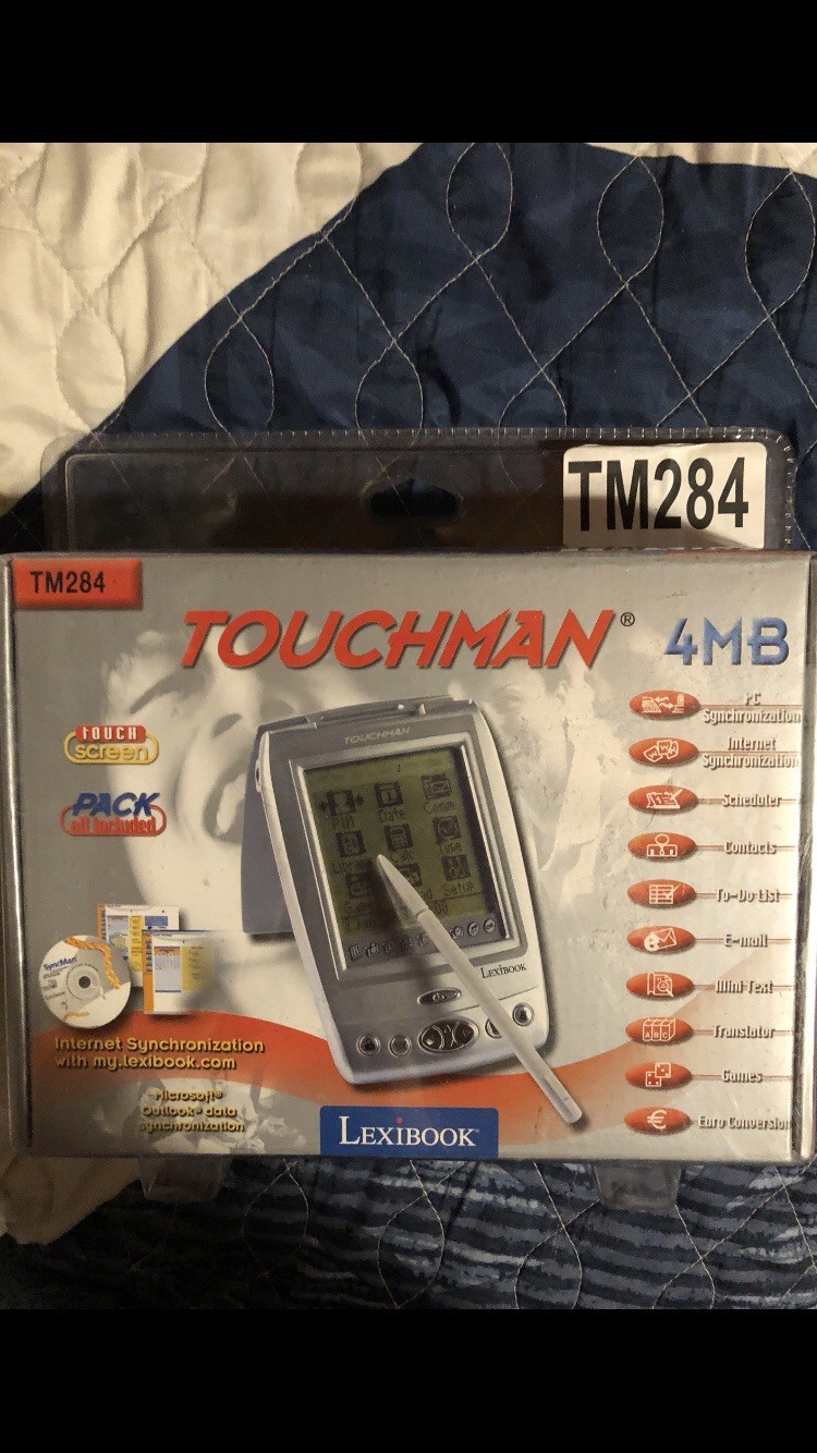 Touchman TM284, Touchscreen Lexibook PDA Organizer 4MB with PC Connection kit