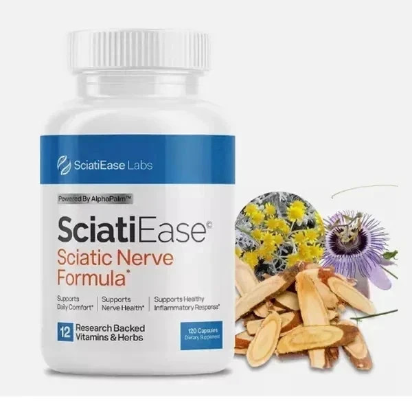 SciatiEase Labs Sciati Ease Sciatic Nerve Formula 120 Cap NEW ! Exp 2027