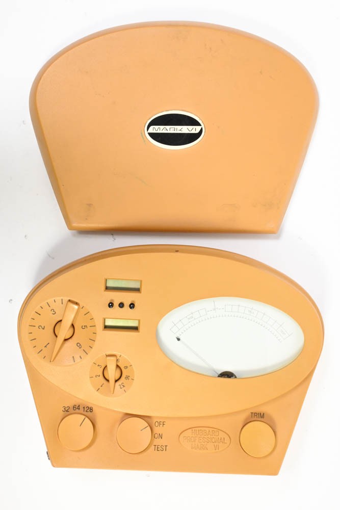 Scientology Professional Mark VI E-Meter Hubbard Electrometer YELLOW
