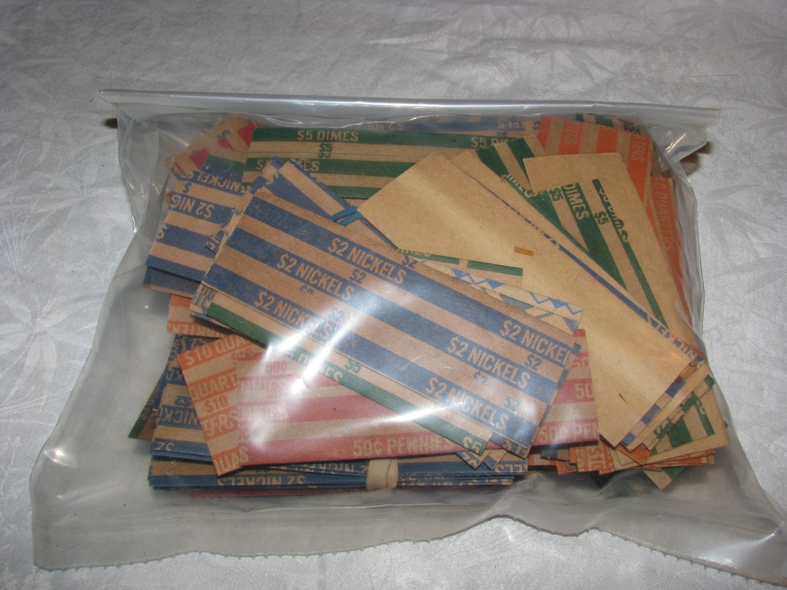 Large Group of  Coin Rollers Standard Size