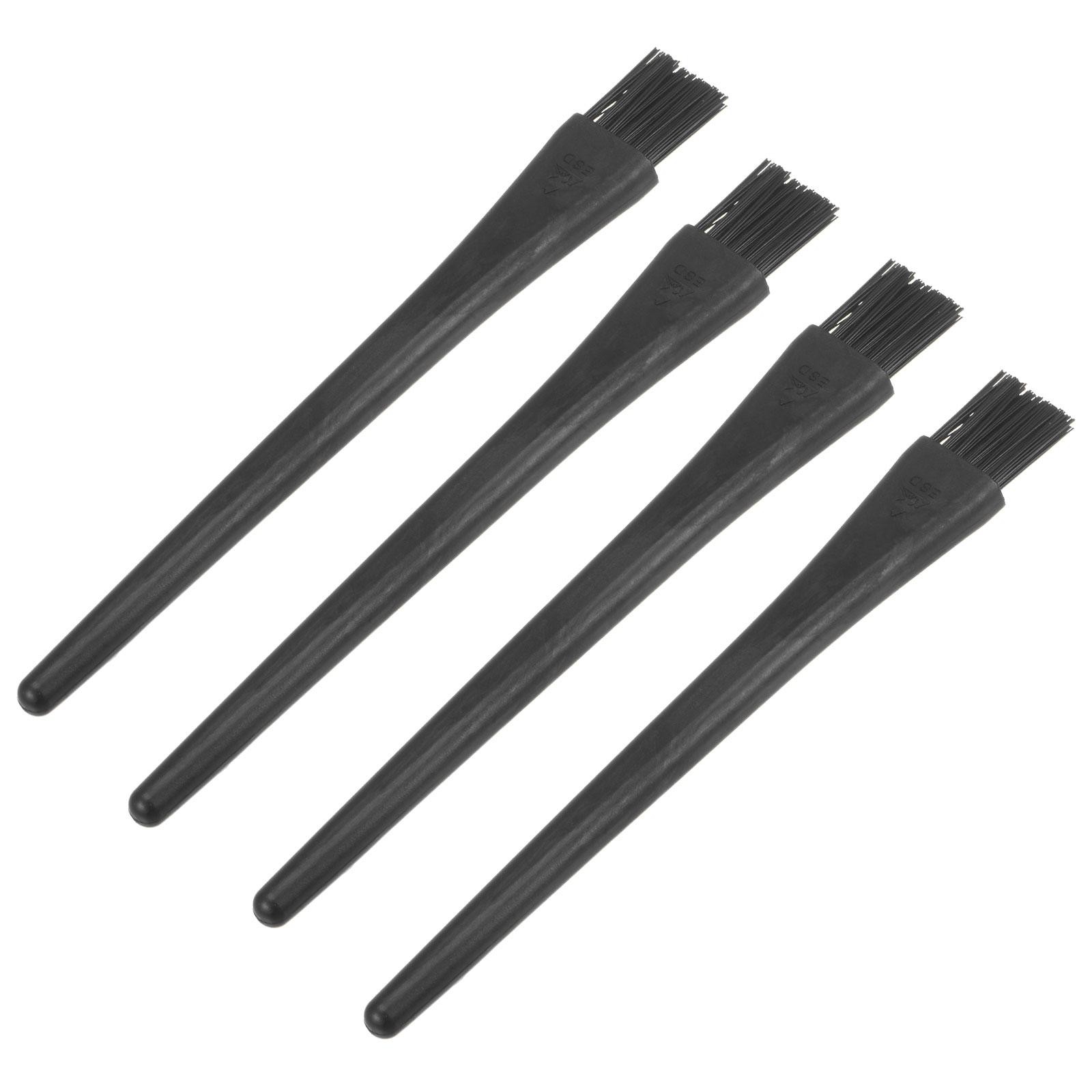 4 x Antistatic ESD Brush Plastic Handle Nylon Cleaning Brushes 18x14mm Bristles