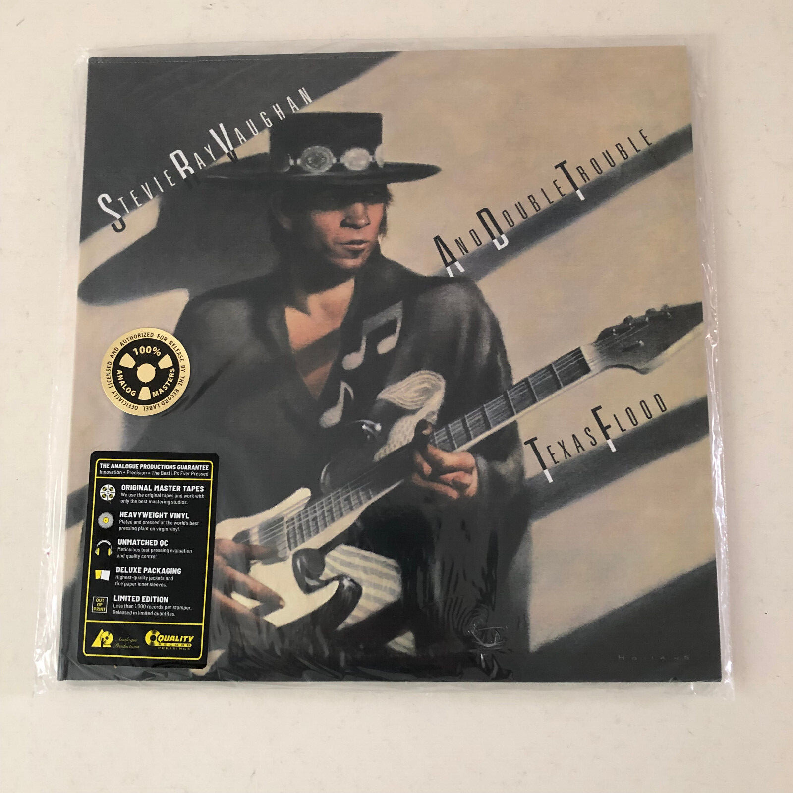 Stevie Ray Vaughan : Texas Flood 2 LP, 45 RPM, Analogue Productions