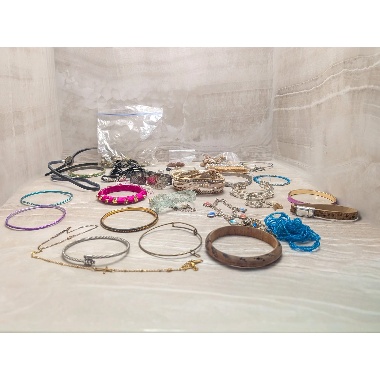 Job Lot of Craft Condition Bracelets / Beads / Necklace