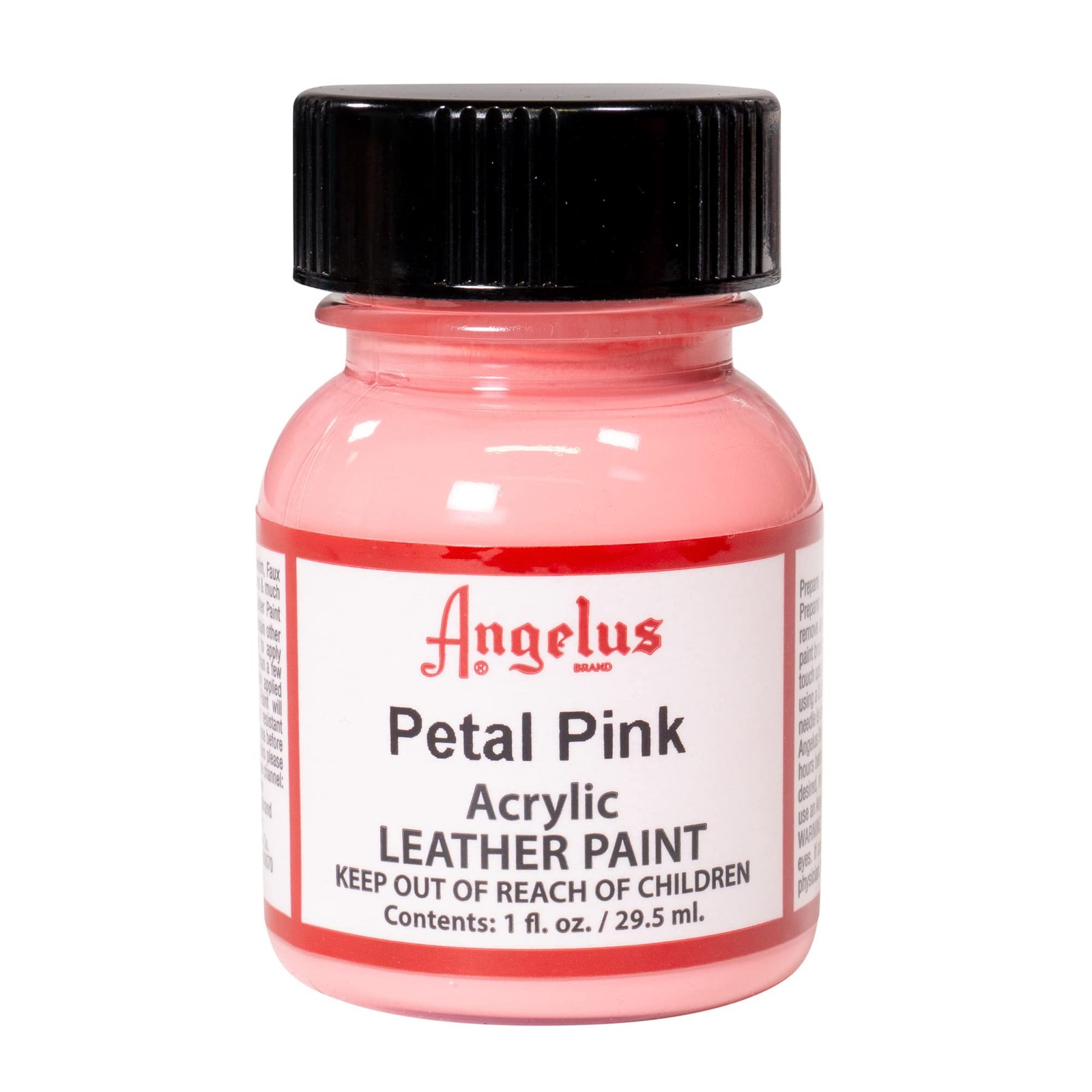 Angelus Acrylic Leather Paint, 1 oz, Petal Pink