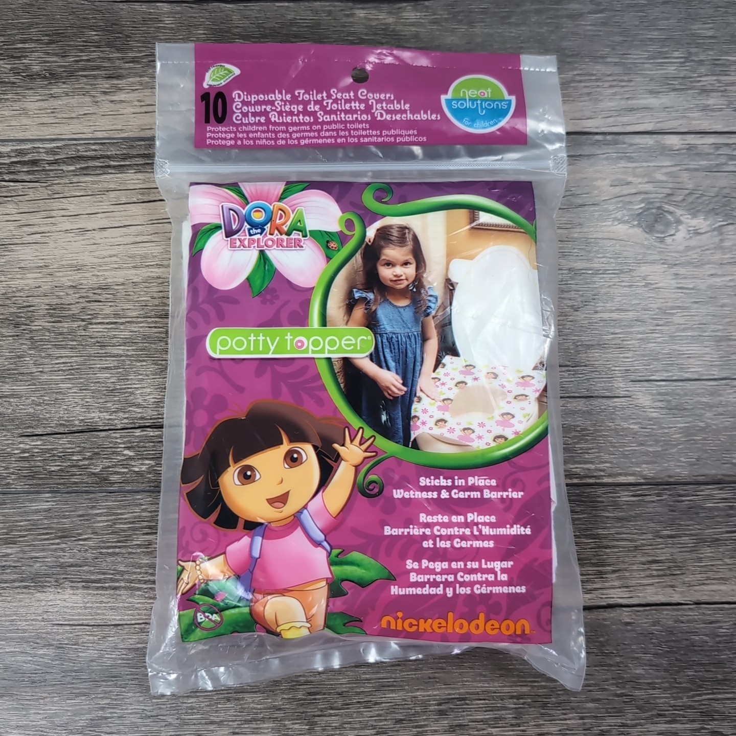 Dora the Explorer Potty Toppers  10 Per Pack 2013 Sealed Retired 