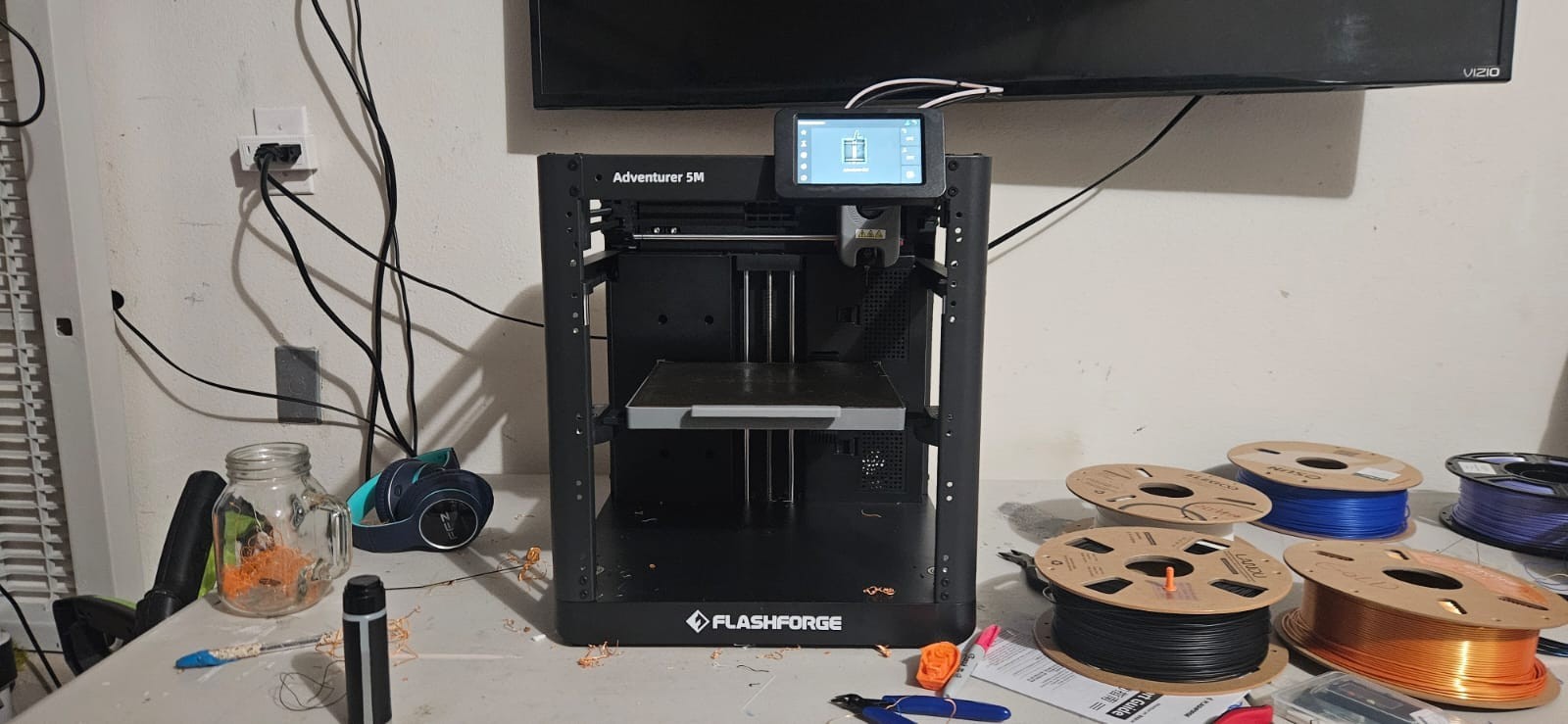 ADVENTURER 5M 3D PRINTER GREAT CONDITION, FAST PRINTING.  