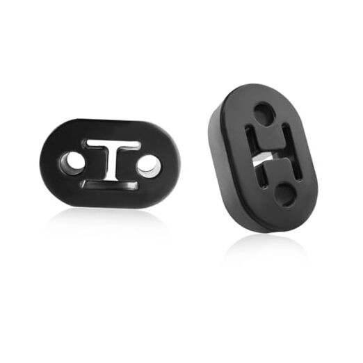 Car Exhaust Rubber Hanger, High-Density Tailpipe Damping Hanger with 2 2 PCS