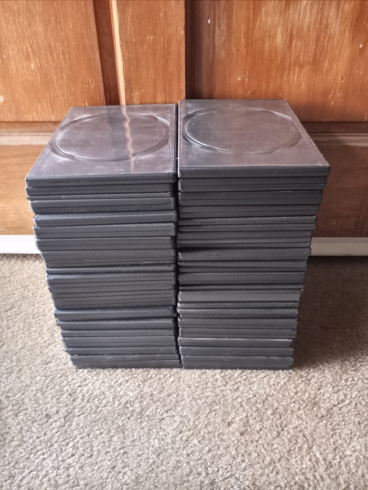 3 Empty DVD Cases - Replacement for Single or Double mixed new or used