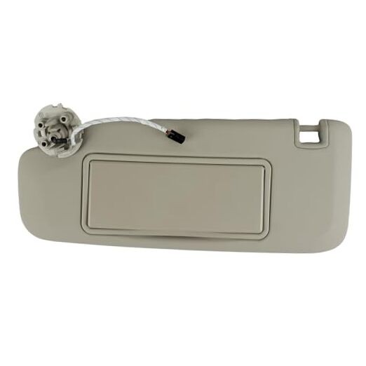 OEM Malibu Sun Visor with Light - Gray 84287939 - Fits 2013-2024 Driver Side