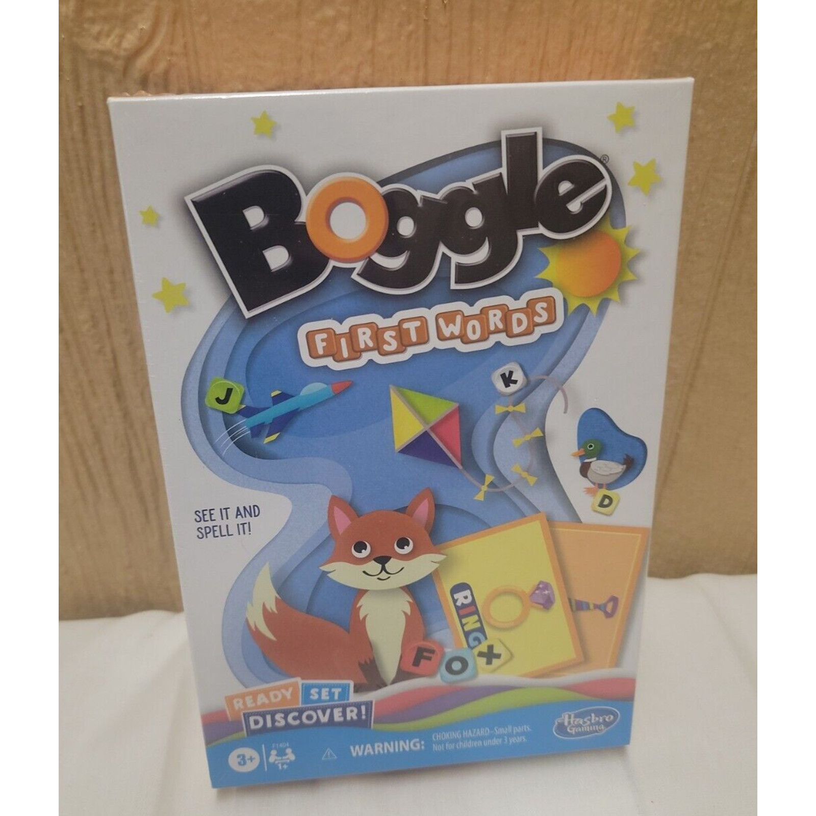 Boggle First Words Game Hasbro Gaming New Sealed 1+ Players Strategy Game