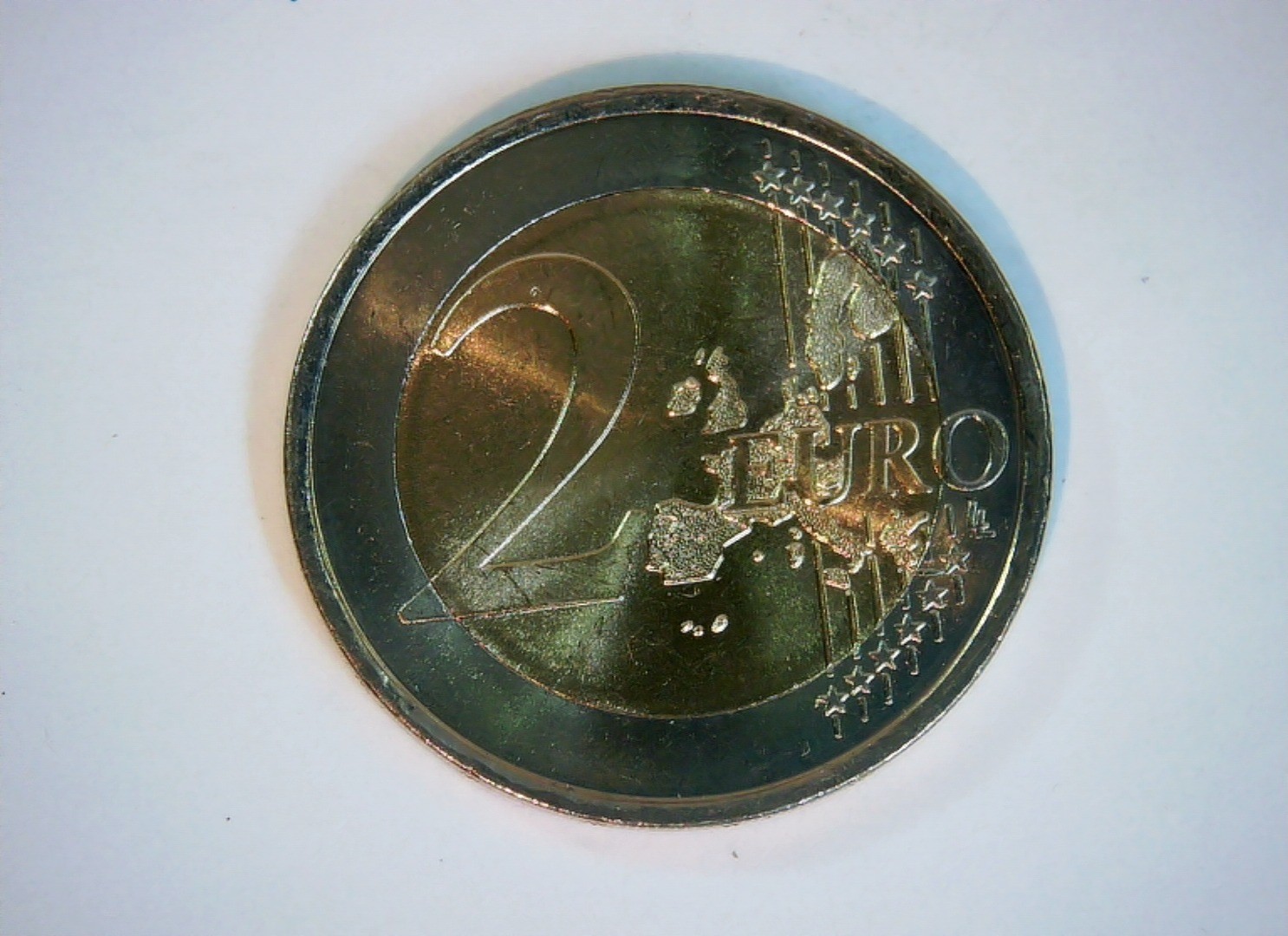 Spain 1999 2 Euro Spanish 2 Euro (Juan Carlos I, 1st map of Europe reverse) Coin