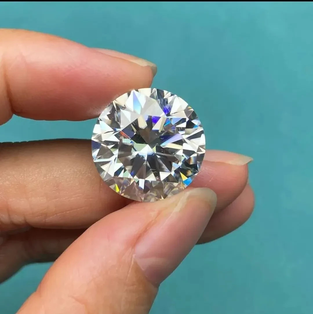 2.CT Natural White Diamond  Round Cut VVS1 D Grade 1 Free Gift Certified D9