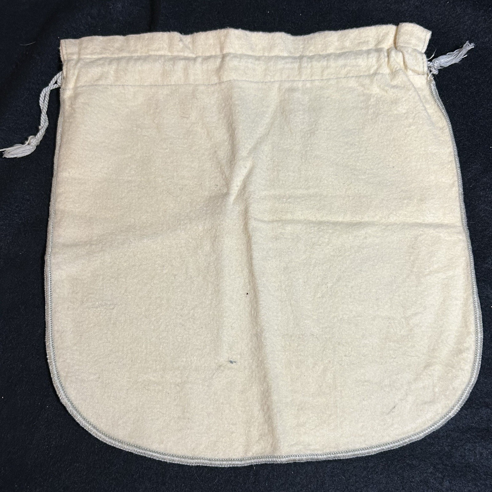 VTG Silverware Cotton Flannel Storage Bag Marshall Field & Company 10” x 10”