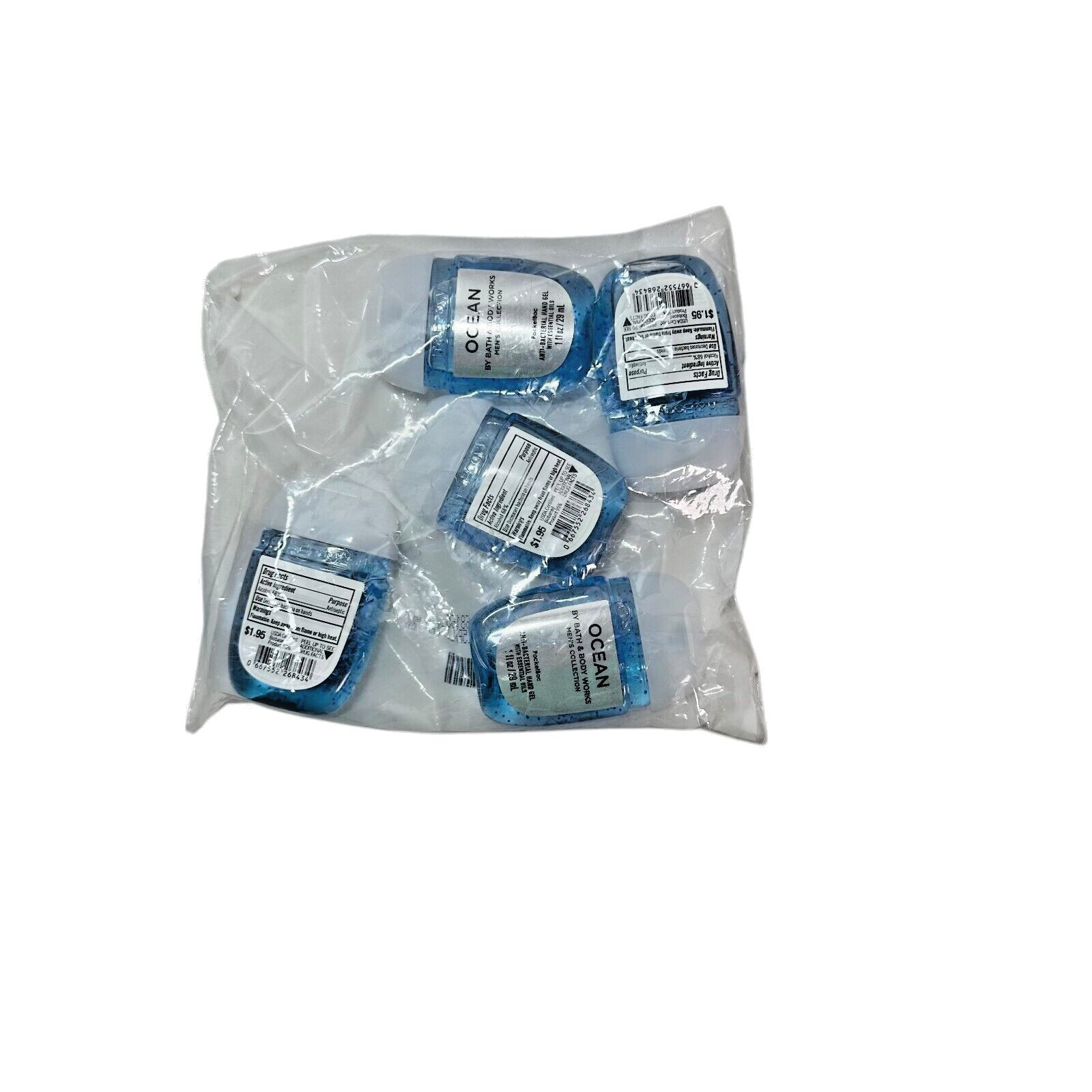 Lot Of 5 Bath And Body Works Men’s Ocean Hand Sanitizers