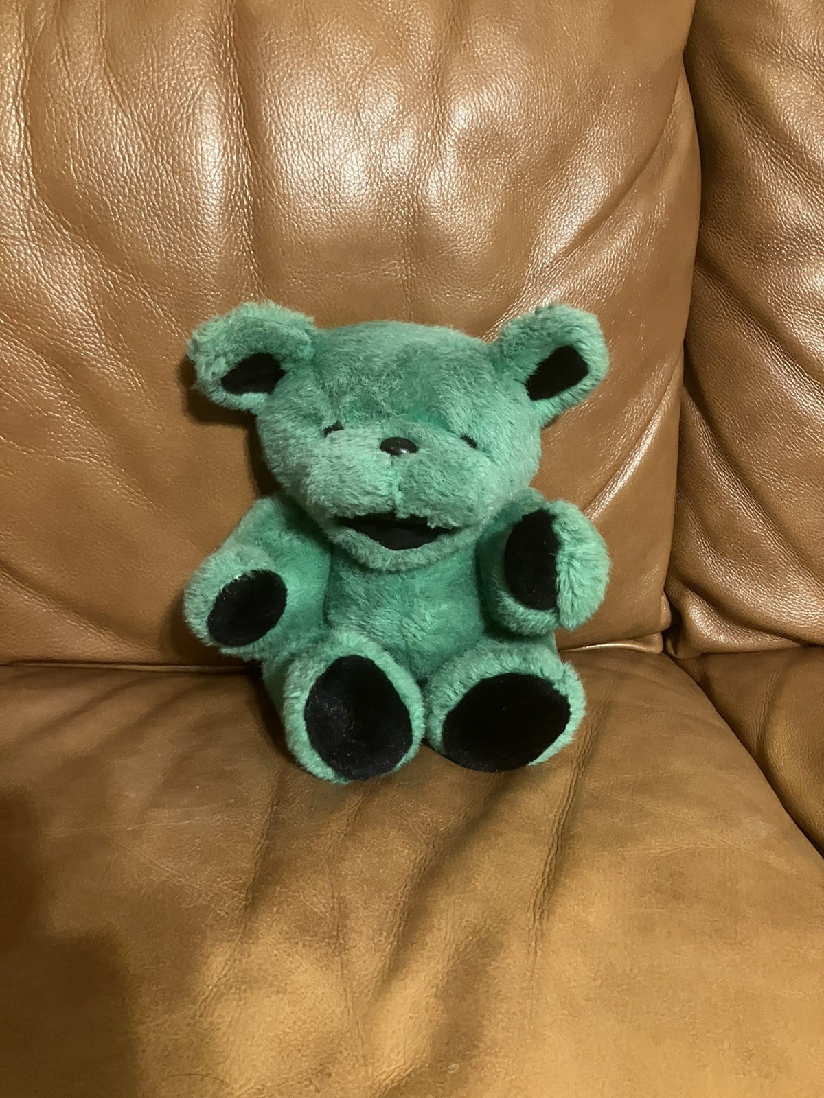 Vintage Grateful Dead Bear Plush Green Stuffed 
