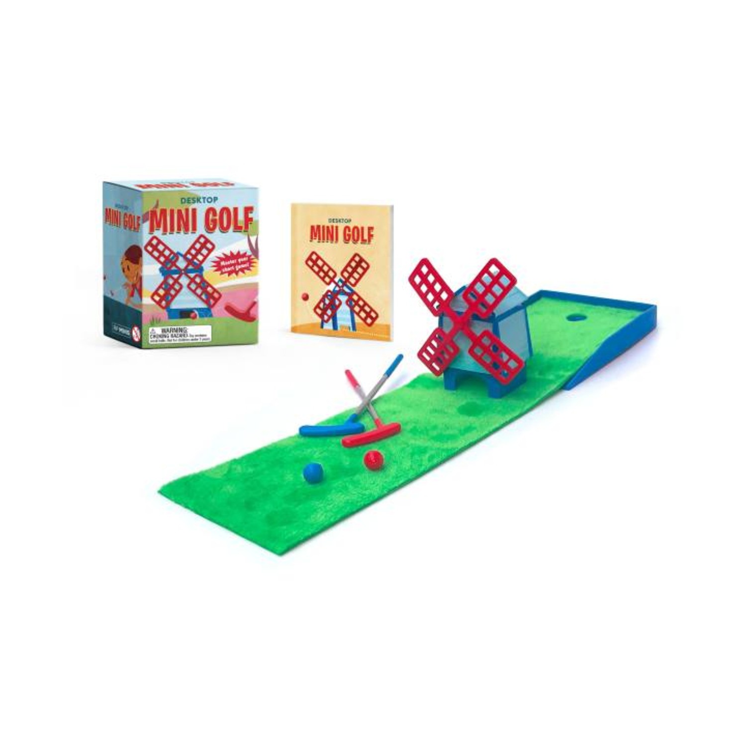 Running Press Toys, Movies & More Desktop Mini Golf Box New