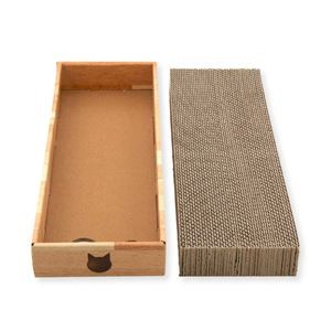 Baribari Pad Slim Light Brown (Pack of 5) Cat Toy/Scratcher (Wholesale)