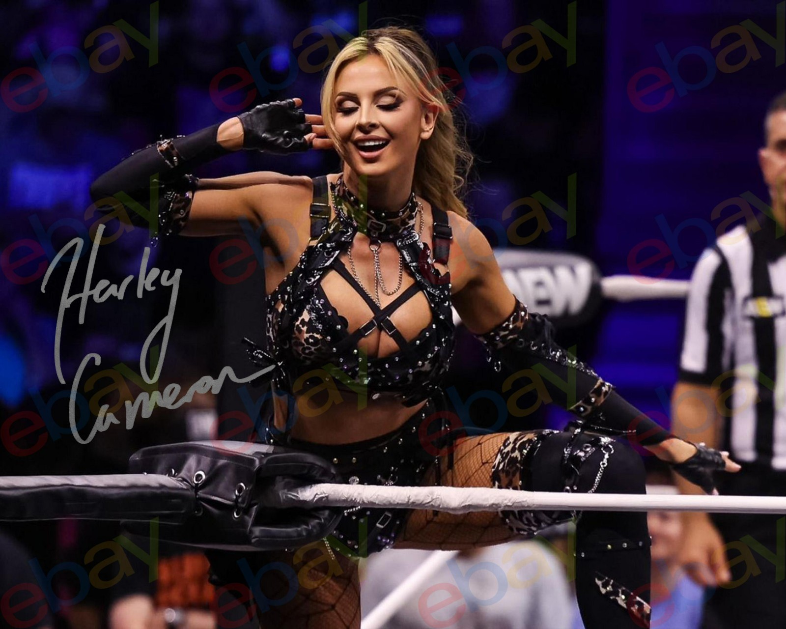 Harley Cameron - REPRINT auto signed 8x10 Photo WWE Superstar 3