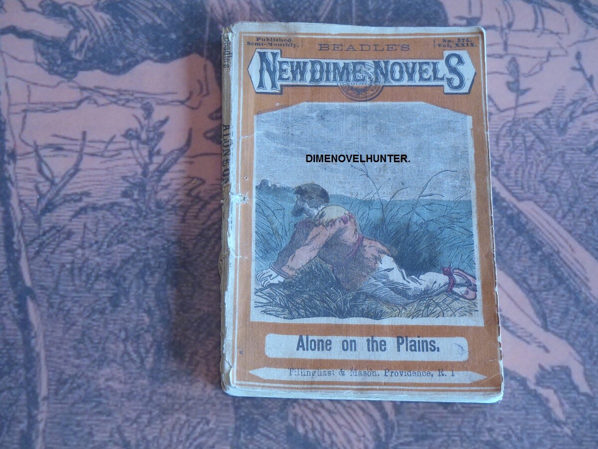 BEADLE'S NEW DIME NOVELS # 375 1876 DIME NOVEL STORY PAPER