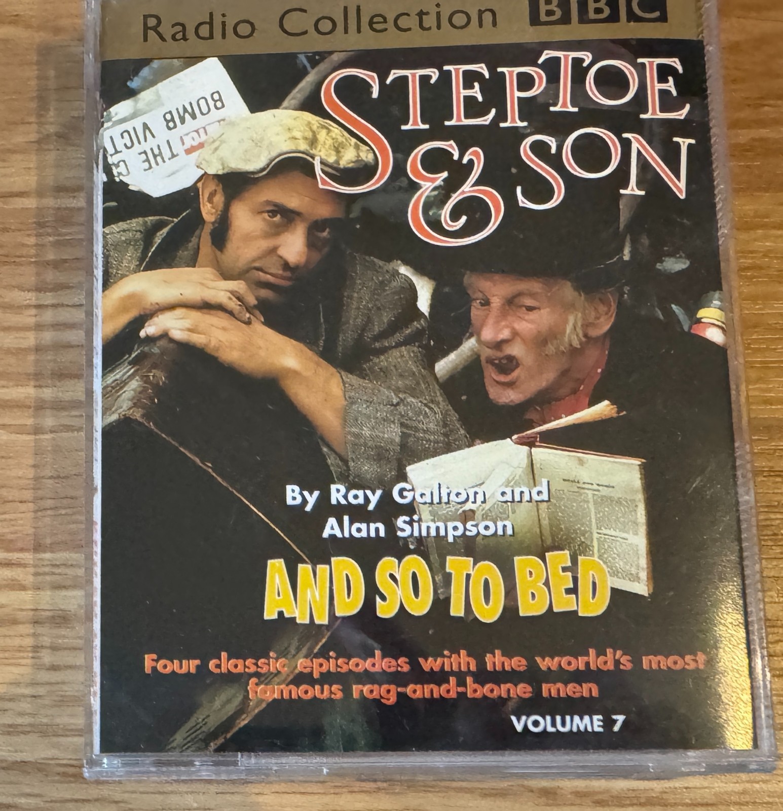 AUDIO BOOK Steptoe & Son And So To Bed on 2 x cassettes from the TV Series Vol 7