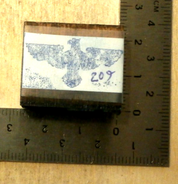 letterpress stamp #209 bird