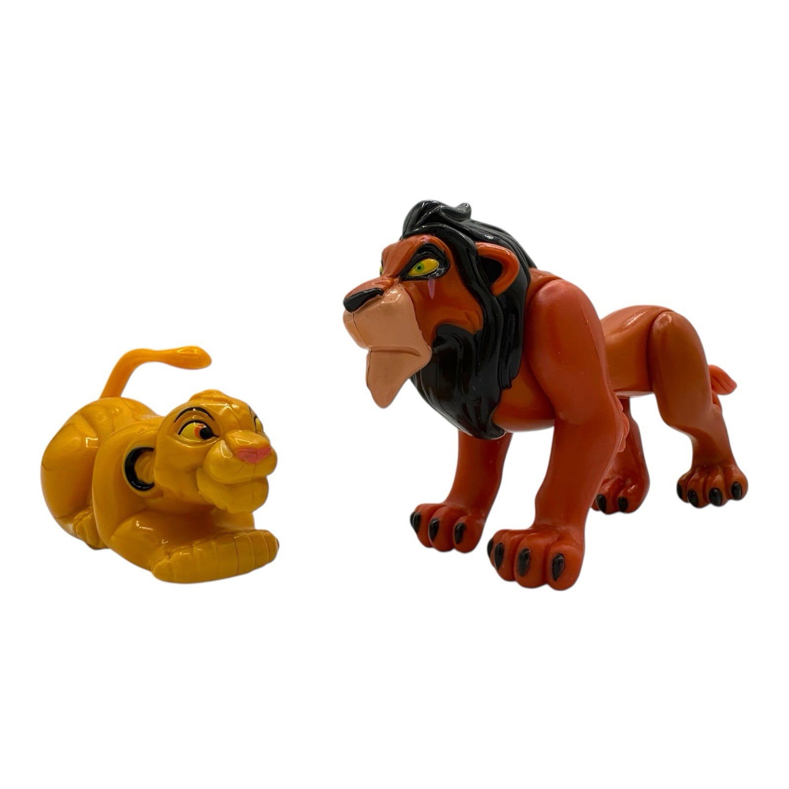 Vtg 1994 Disney Lion King SCAR & SIMBA Burger King Toys