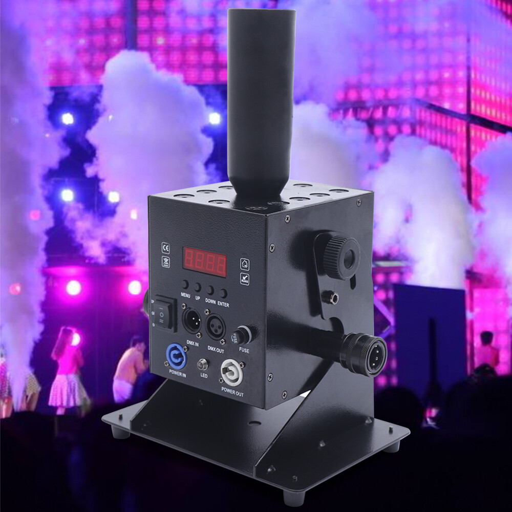 LED CO2 Cannon Machine 250W Party DMX Control CO2 Jet RGB Co2 Cryo With 5m Hose