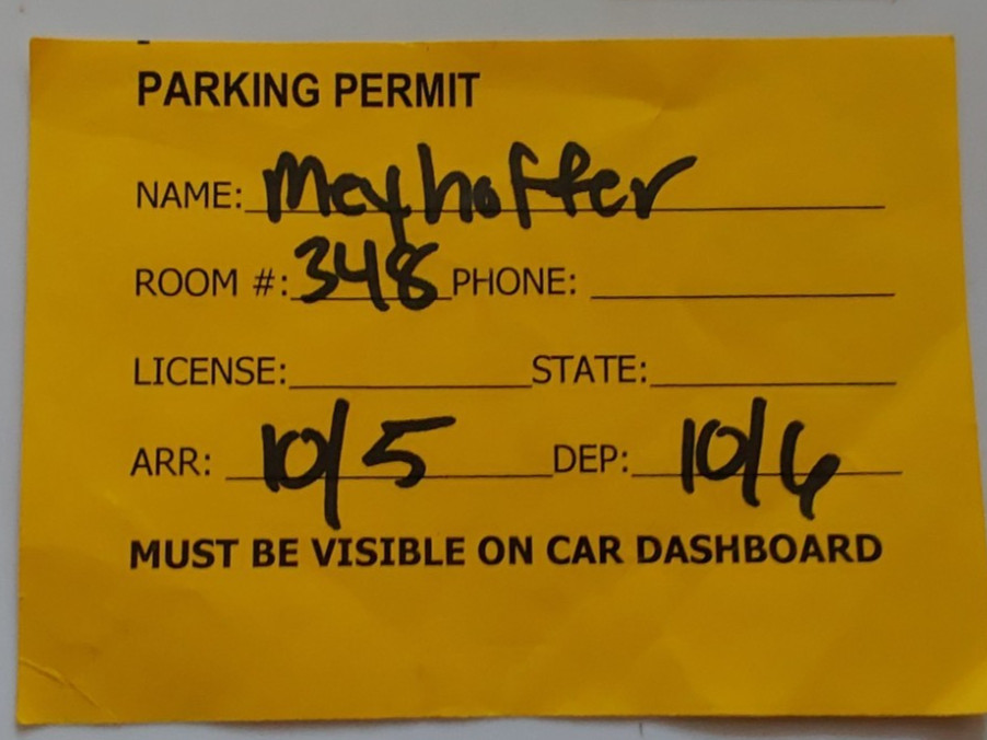 VINTAGE EXPIRED & USED PARKING TICKET RCI RESORT ORLANDO FLORIDA